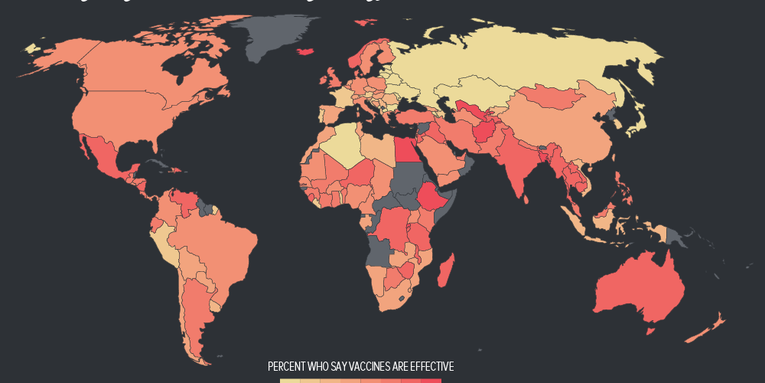 The places in the world that still appreciate vaccines