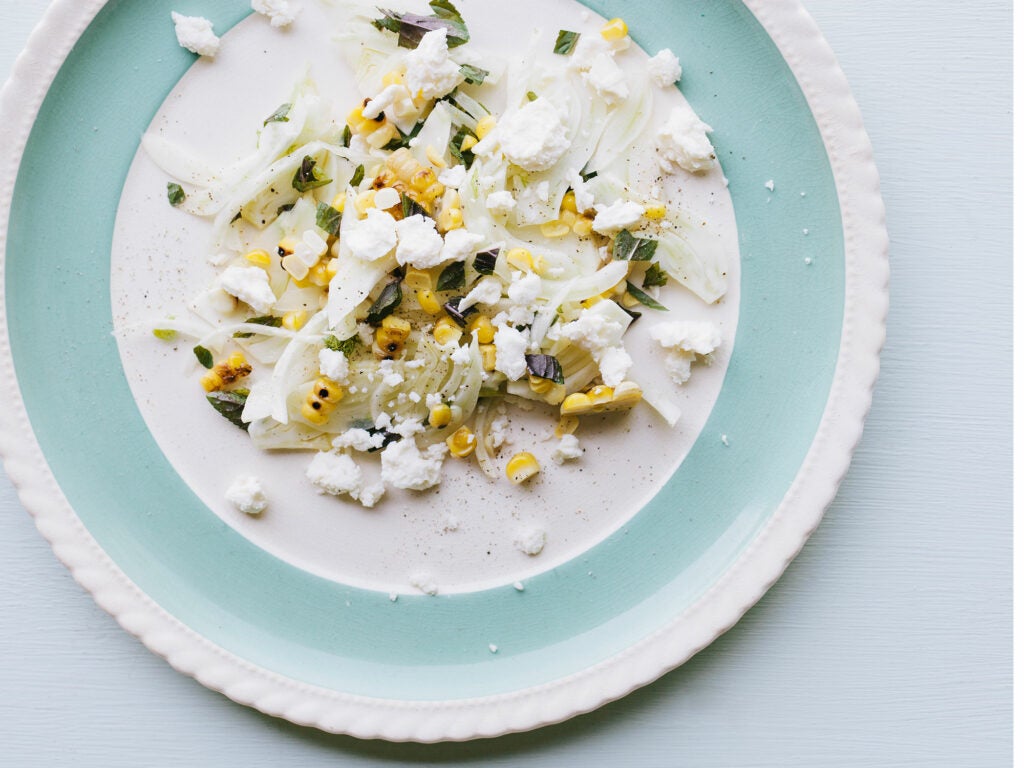 Shaved Fennel and Grilled Corn Salad