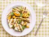 Grilled Squash and Scallions with Chile-Honey Vinaigrette