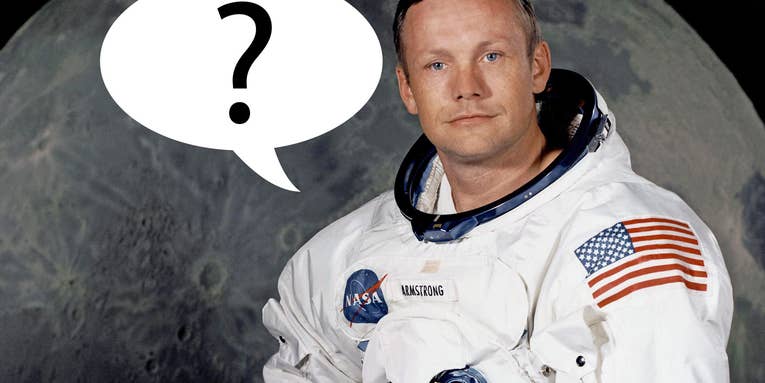 Did we mishear Neil Armstrong’s famous first words on the Moon?