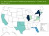 CDC Fungal Candida auris Tracking Map