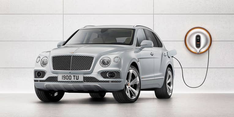 Bentley’s Bentayga Hybrid hints at its future in electric luxury vehicles