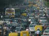 Traffic jam in New Delhi
