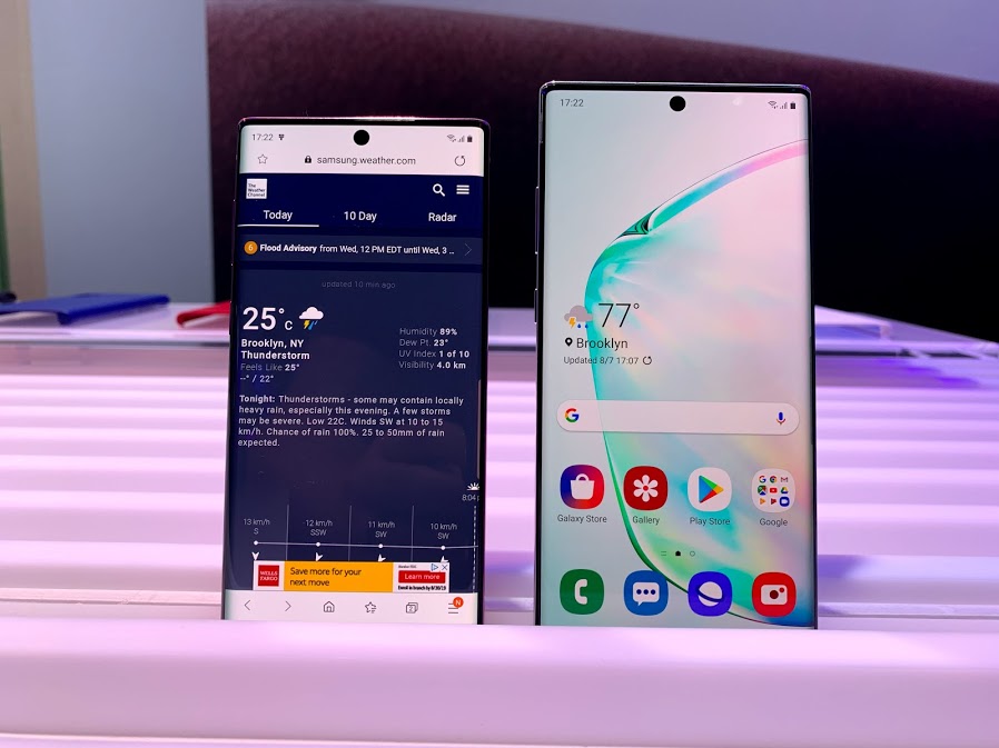 A closer look at Samsung’s new gadgets, including the Note 10 smartphone and Galaxy Book S