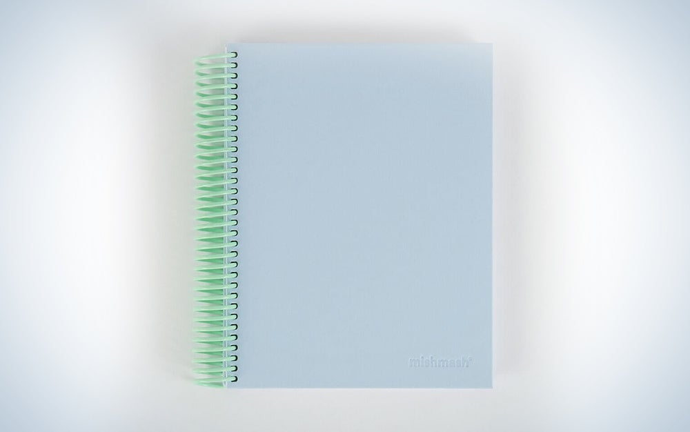 Mish Mash easy breezy sky blue notebook