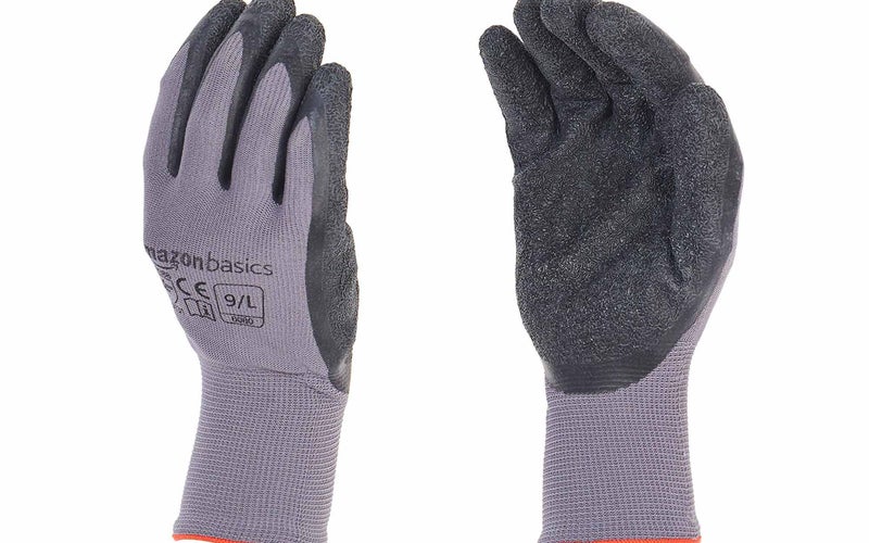 AmazonBasics Latex Coated Work Gloves