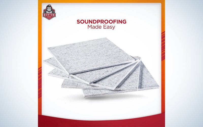 Superdense soundproofing panels - Best sound proof padding wall panels or soundproof door | Better Sound absorbing than acoustic panels, sound proof foam panels