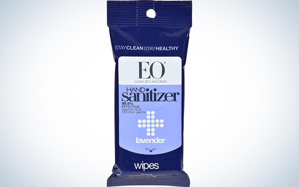 EO Products Display Hand Sanitizer Wipes