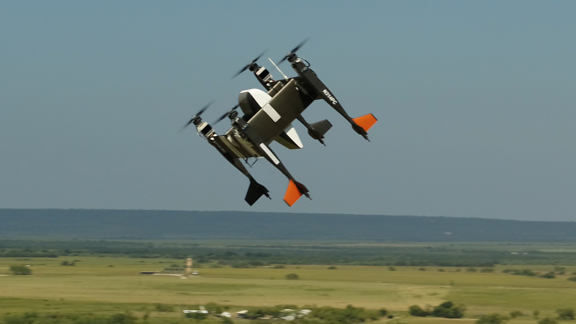 This big drone takes off like a helicopter, flies like a biplane