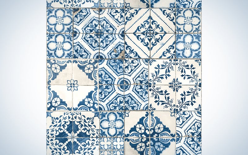 Roommates Mediterranean Tile Wallpaper