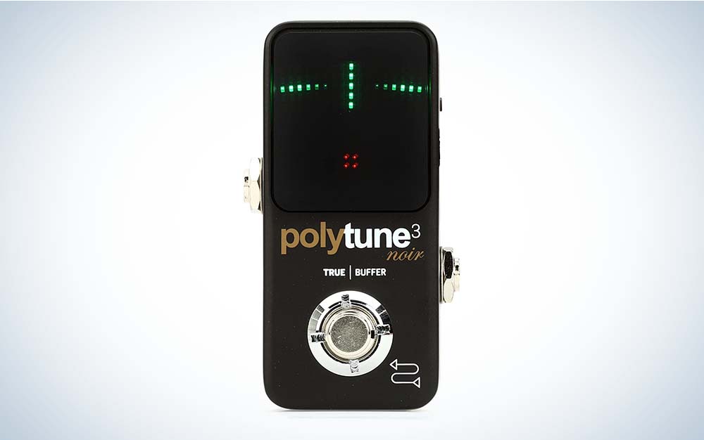 The TC Electronics PoluTune 3 Noir Mini Polyphonic Tuning Pedal is the best guitar tuner that's a pedal.