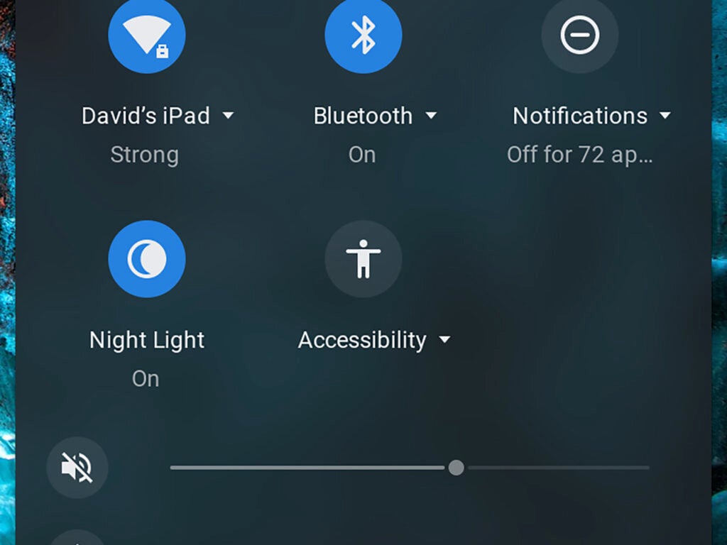 Chromebook settings screenshot
