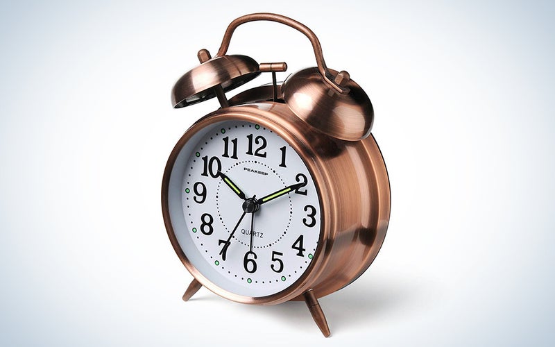 Peakeep Twin Bell Loud Alarm Clock