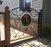 an iron gate made by Jennifer Horn