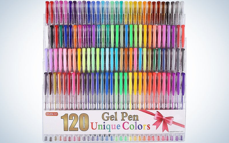 Shuttle Art 120 Unique Colors Gel Pens
