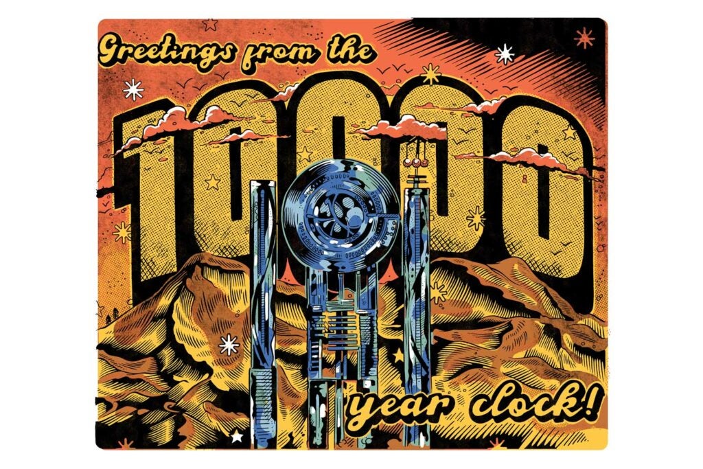 10000 year clock illustration