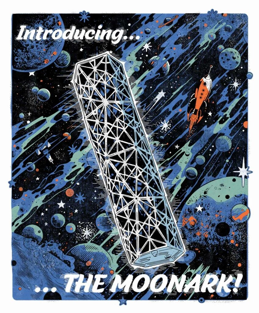 lunar time capsule illustration
