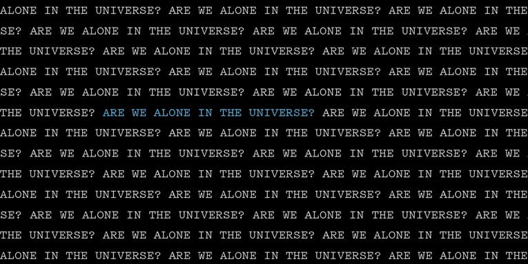 Are we alone in the universe? Probably not.