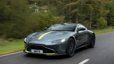 First shifts with Aston Martin’s manual transmission Vantage AMR