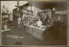 old photo from a butcher shop in 1915