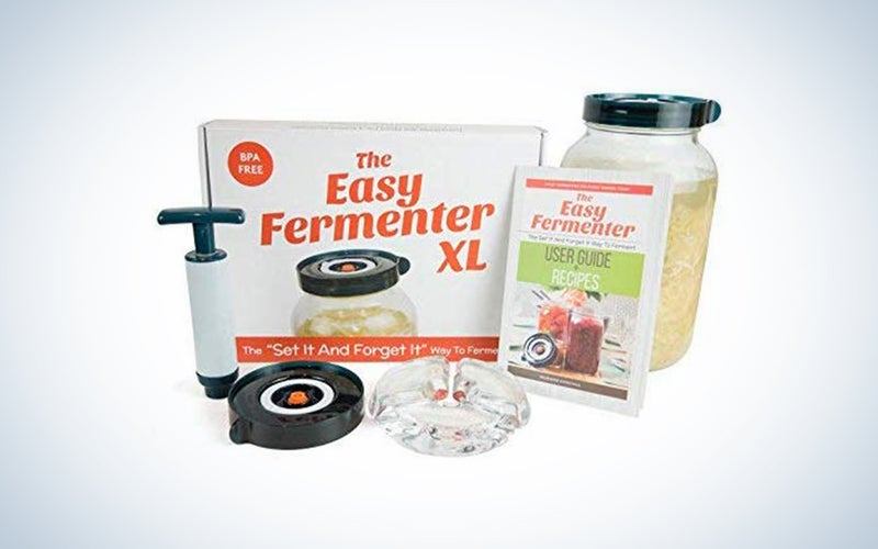Easy Fermenter XL: Simplified Fermenting In 1 Gallon Jars