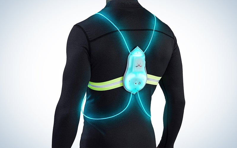 Tracer360 Reflective Vest with Multicolored LED Fiber Optics