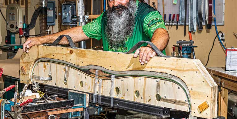 Step inside the workshop of one of the country’s finest traditional bow makers