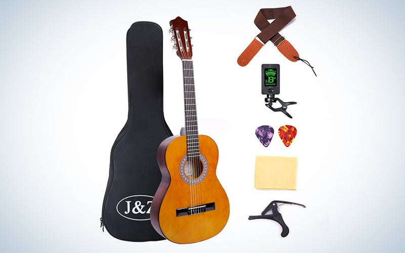 J&Z 3/4-Size Kids Classical Acoustic Guitar