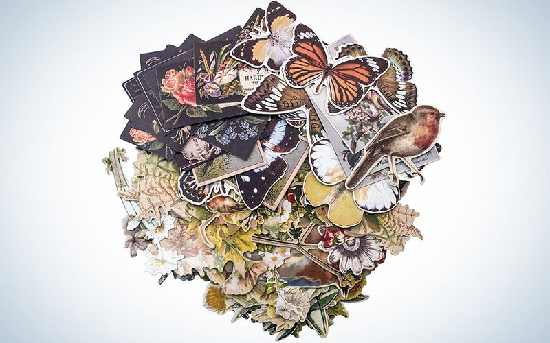 Tim Holtz Idea-ology Layers-Botanicals, 83 Pieces
