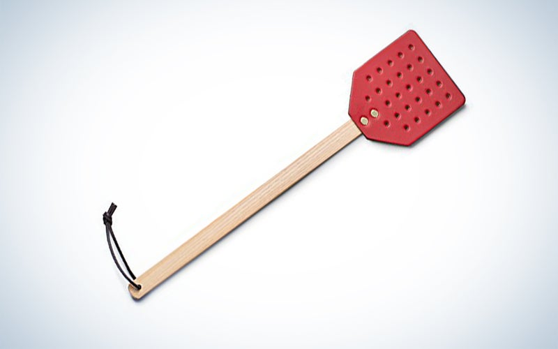 PrimeHomeProducts Leather Fly Swatter