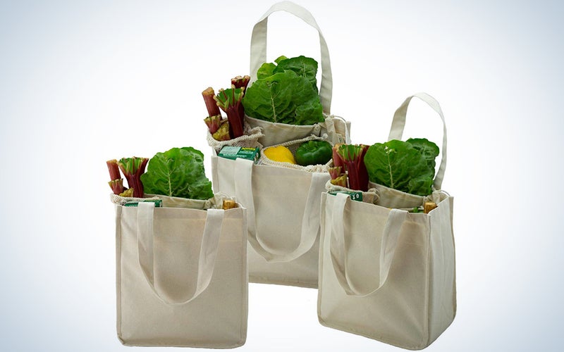 Simple Ecology Organic Cotton Reusable Shopping Bag