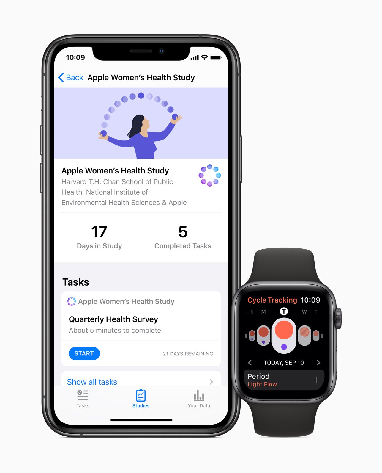 Apple Watch health survey screenshot