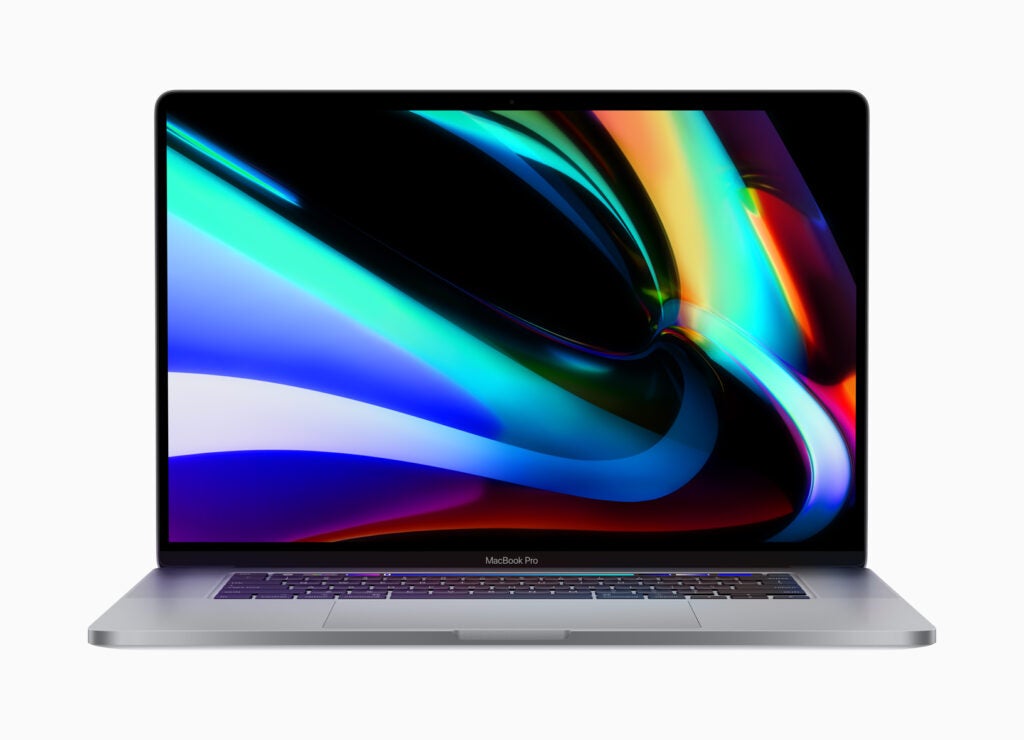 New 16-inch MacBook Pro.