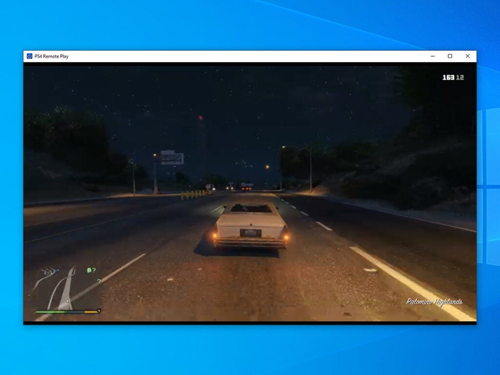 Screenshot of GTA on Windows