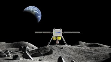image of moon lander