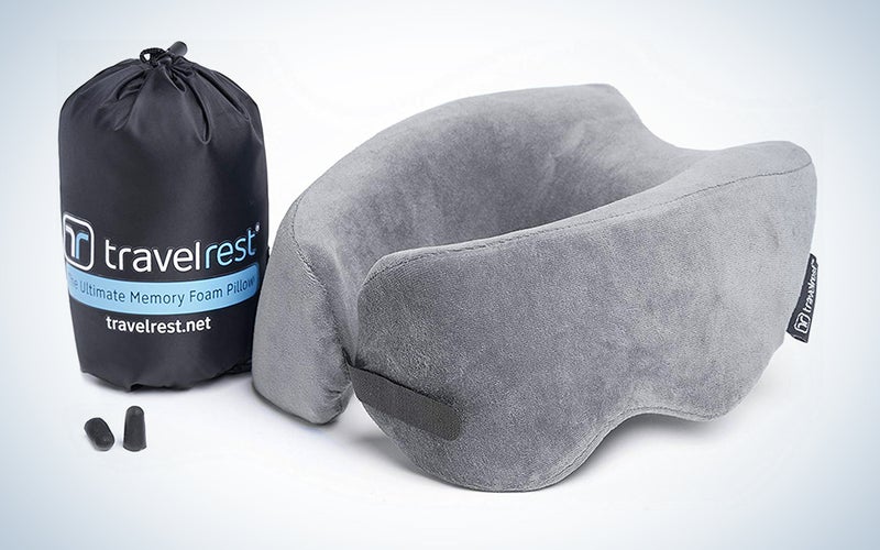 Travelrest Patented Ultimate Memory Foam Travel Pillow