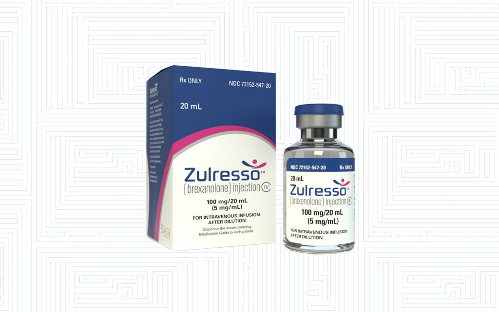 Zulresso medicine box and bottle