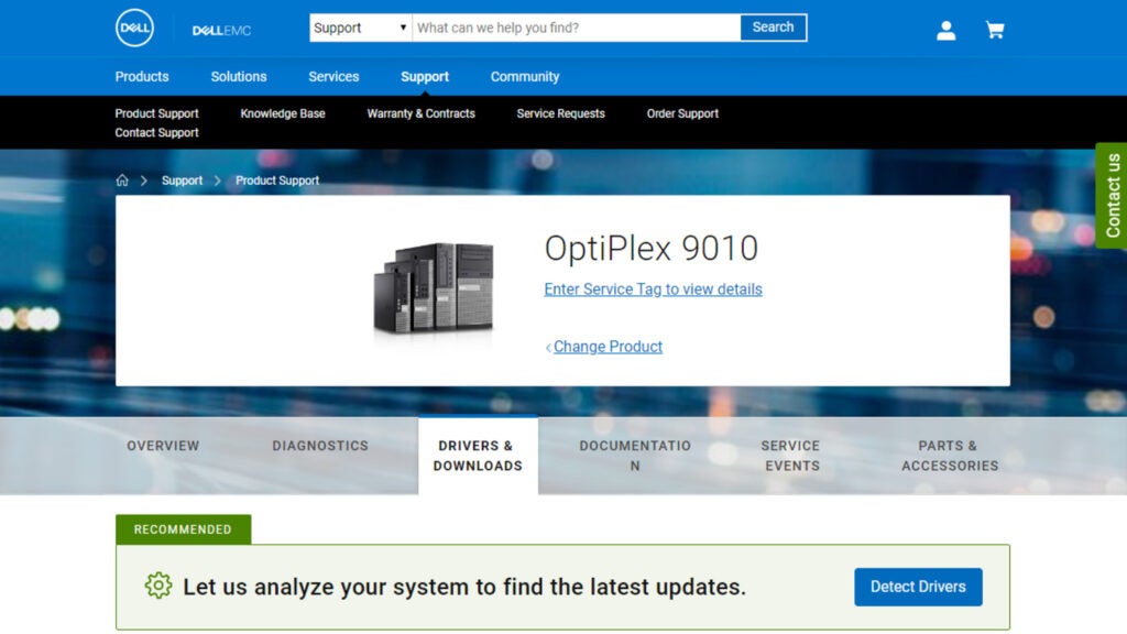 Screenshot of Dell.com