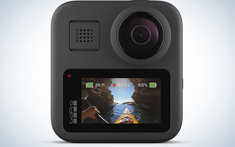 GoPro MAX â Waterproof 360 + Traditional Camera with Touch Screen Spherical 5.6K30 HD Video 16.6MP 360 Photos 1080p Live Streaming Stabilization