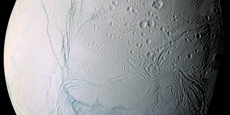 Mysterious stripes on Saturn’s moon Enceladus may have a new origin story