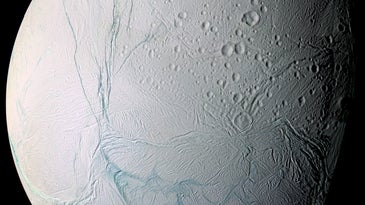 Enceladus imaged by Cassini