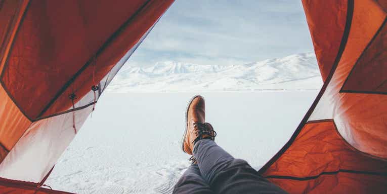 Winter camping is a great way to see more nature and fewer people