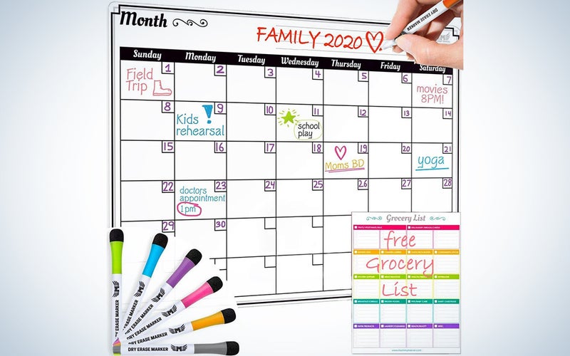 Dry Erase Monthly Calendar Set