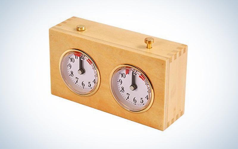 Betterline Professional Analog Wood Chess Clock Timer