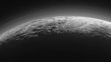 Pluto’s horizon