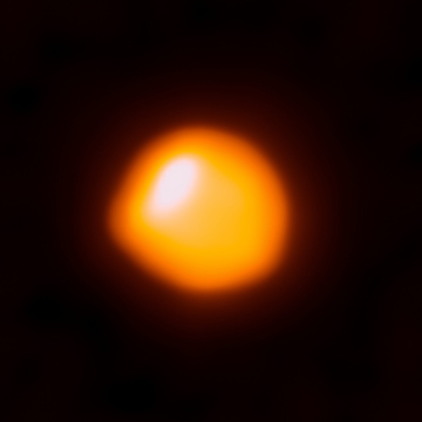 an orange star