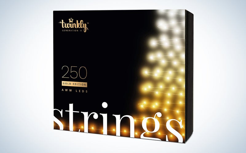 Twinkly Smart Decorations Custom LED String Lights Gold Edition