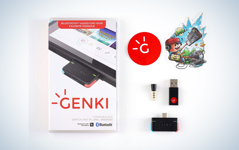 Genki Bluetooth Adapter for Nintendo Switch and Switch Lite