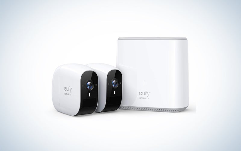 Wireless Home Security Camera System, eufy Security, eufyCam E 365-Day Battery Life, 1080p HD, IP65 Weatherproof, Night Vision, Compatible with Amazon Alexa