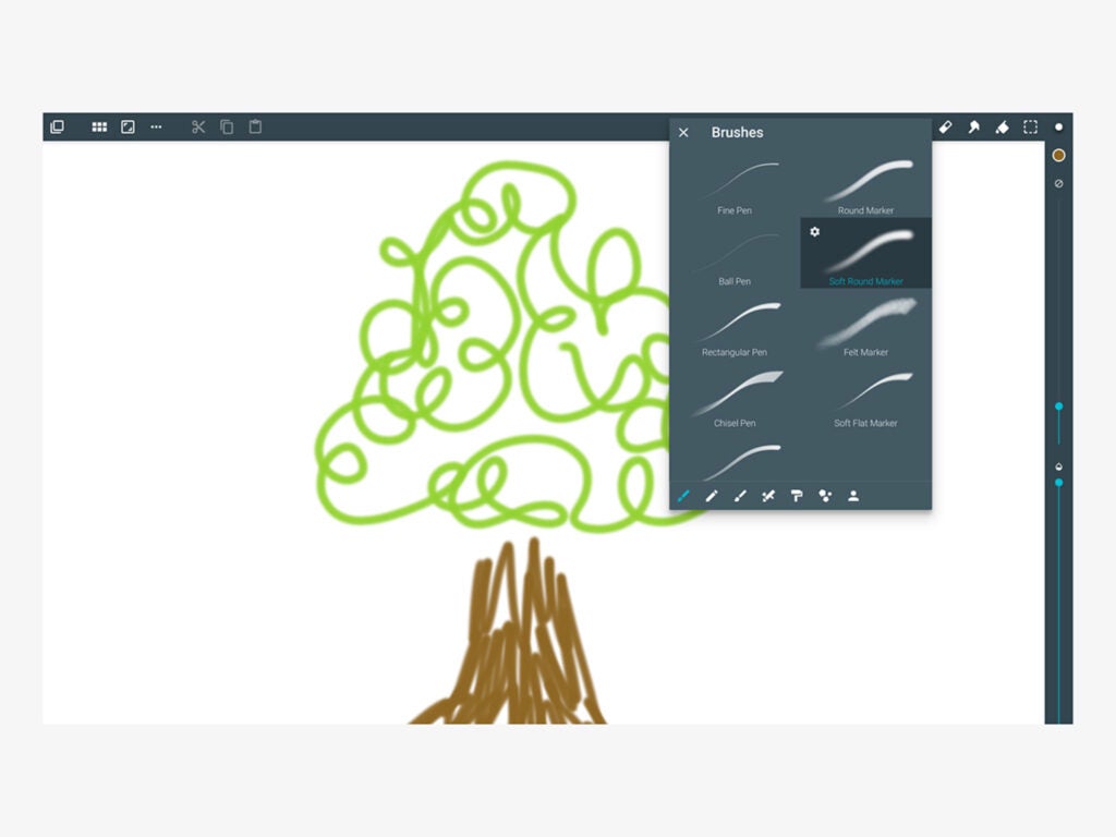 Screenshot of ArtFlow for Chrome OS
